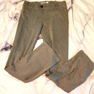 Betabrand Gray Herringbone Dress Pant Yoga Pants